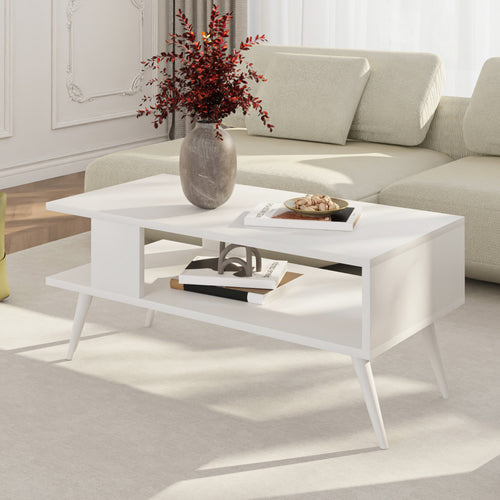 Table basse Lycksele 40x90x45 cm en différentes couleurs [en.casa] - premiumXL