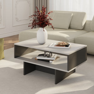 Table basse Mjölby 36,4x80x45 cm en diff. coloris [en.casa] - premiumXL