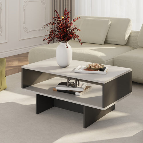 Table basse Mjölby 36,4x80x45 cm en diff. coloris [en.casa] - premiumXL