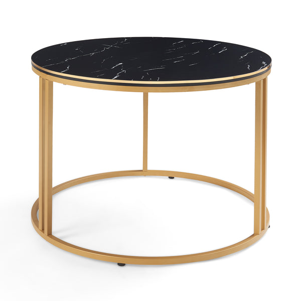 [en.casa] Salontafel Aulum rond 50x70 cm - 4 varianten