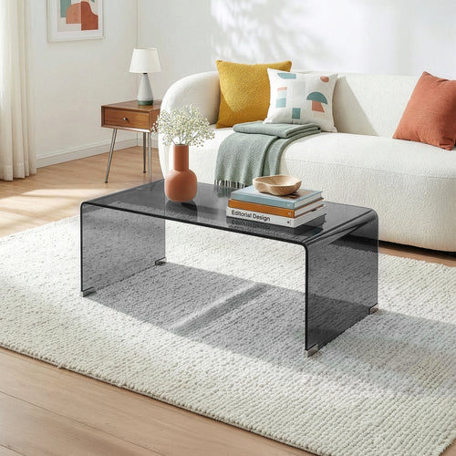 Table basse Väsas verre 90 x 45 x 35 cm [en.casa]