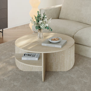 Salontafel Reykhon rond Ø80x41 cm [en.casa]