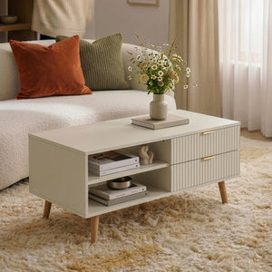 Table basse de salon Nand 100 x 50 x 45 cm [en.casa]