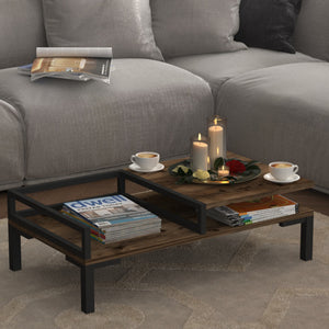 Table basse Ibestad 90x50x28cm en différentes couleurs [en.casa] - premiumXL