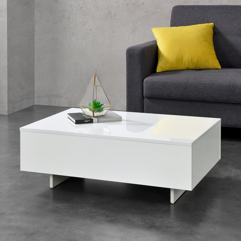 Table basse Vänersborg 85x55x31 cm en différentes couleurs en.casa - premiumXL