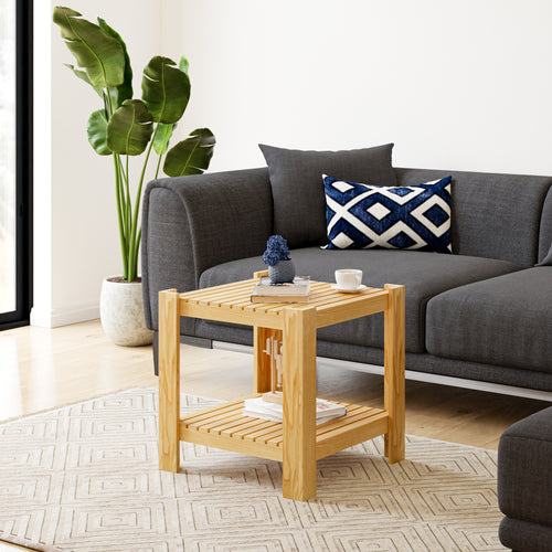 Salontafel Malax grenenhout [en.casa] - premiumXL