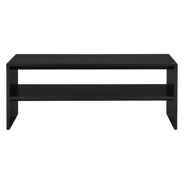Salontafel Milaan met plank 100x40x40 cm - 4 kleuren