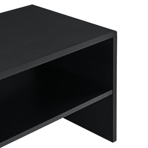 Salontafel Milaan met plank 100x40x40 cm - 4 kleuren