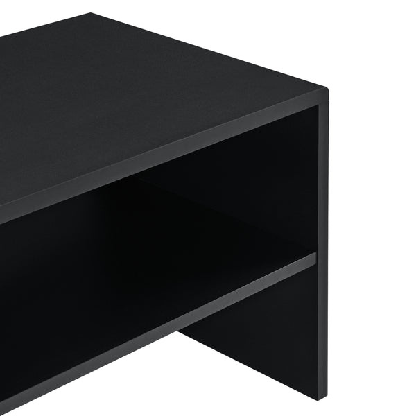 Salontafel Milaan met plank 100x40x40 cm - 4 kleuren