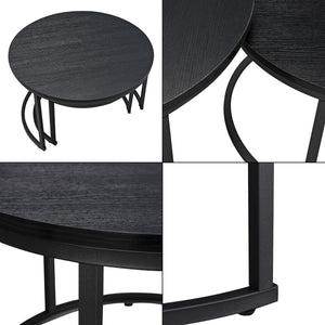 Set de 2 tables basses gigognes Christchurch [en.casa]