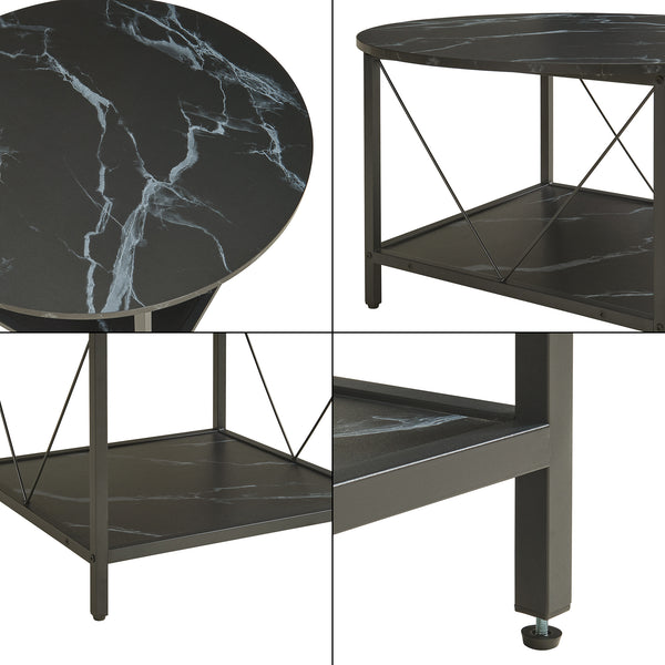 Salontafel Filem rond Ø80 cm [en.casa]