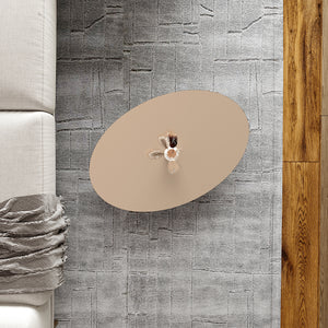 Salontafel Højreby ovaal 43x70x44 cm [en.casa]