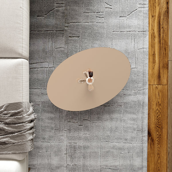 Salontafel Højreby ovaal 43x70x44 cm [en.casa]