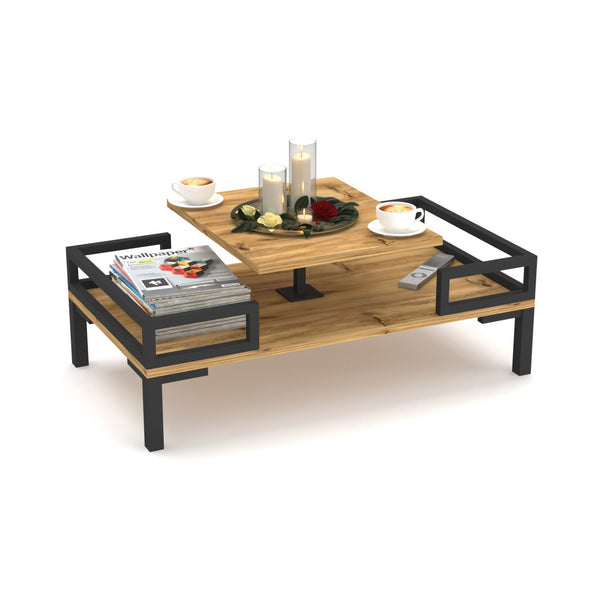 [en.casa] Salontafel Hultsfred 90x50x34,5 cm - 3 varianten