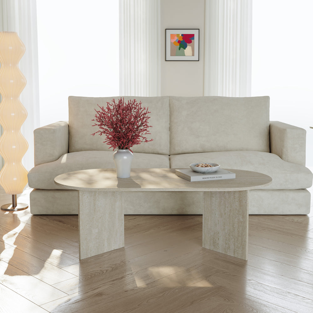 Salontafel Kynd ovaal 119x60x40 cm [en.casa]