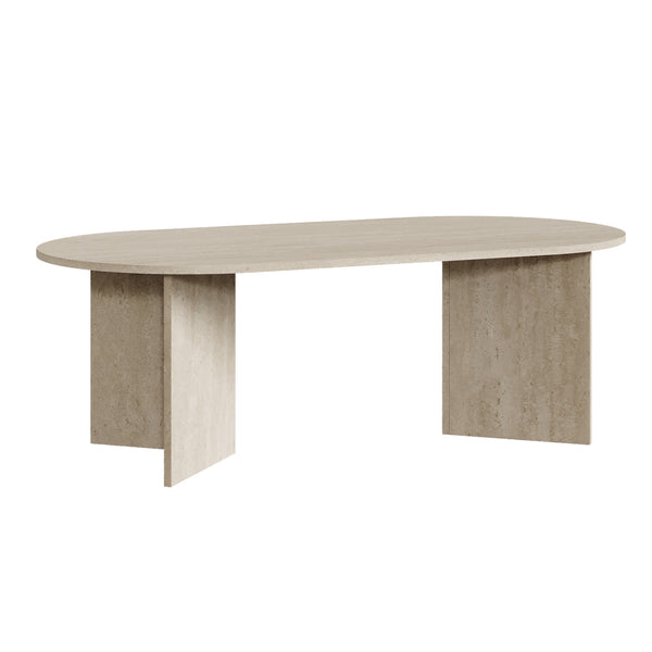 Salontafel Kynd ovaal 119x60x40 cm [en.casa]