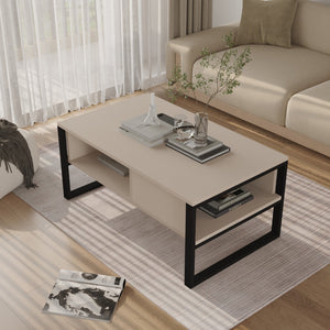 Table basse Laukaa 100 x 60 x 45 cm [en.casa] 