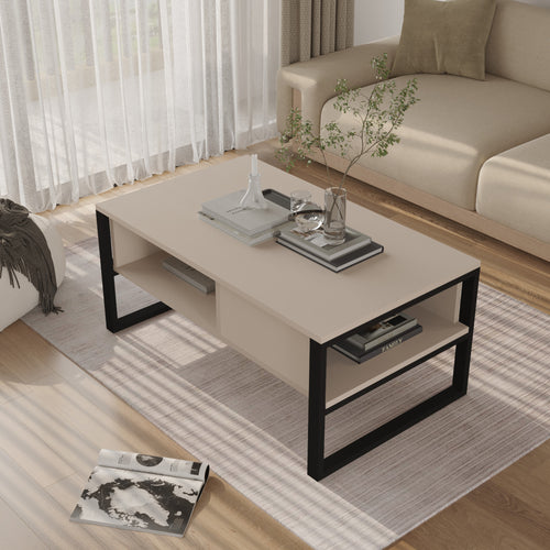 Table basse Laukaa 100 x 60 x 45 cm [en.casa] 
