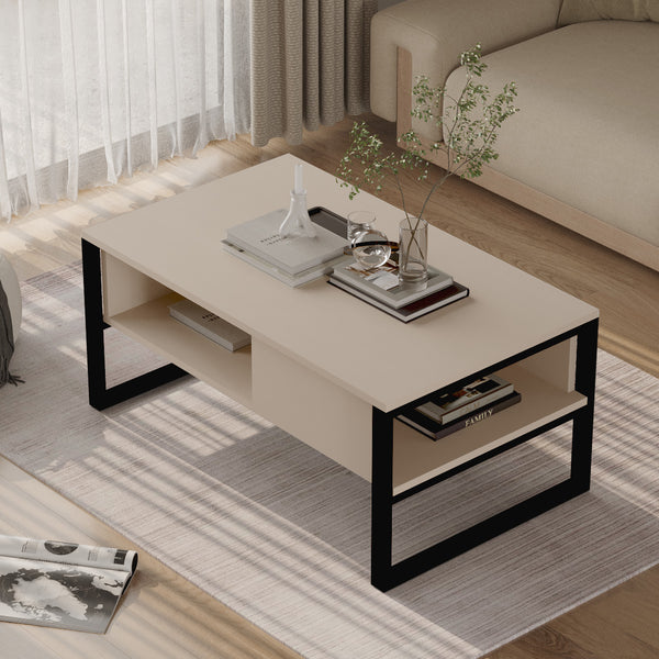Table basse Laukaa 100 x 60 x 45 cm [en.casa] 