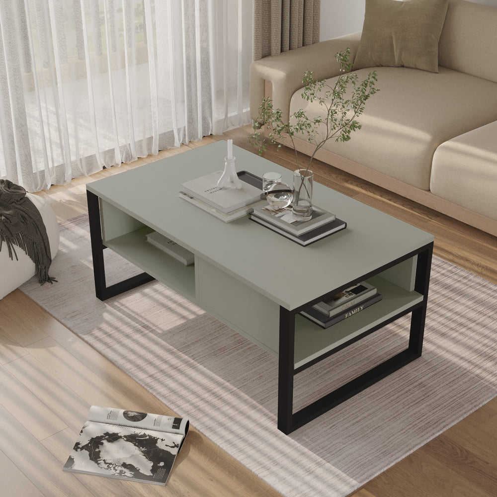 Table basse Laukaa 100 x 60 x 45 cm [en.casa] 