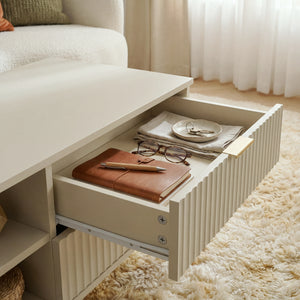 Table basse de salon Nand 100 x 50 x 45 cm [en.casa]