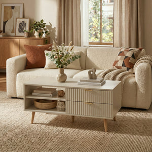 Table basse de salon Nand 100 x 50 x 45 cm [en.casa]
