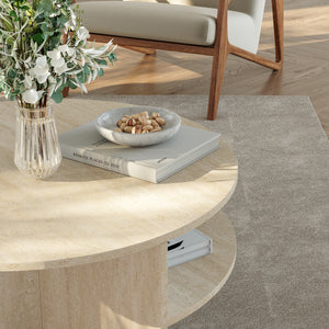 Salontafel Reykhon rond Ø80x41 cm [en.casa]