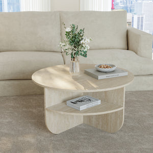 Salontafel Reykhon rond Ø80x41 cm [en.casa]