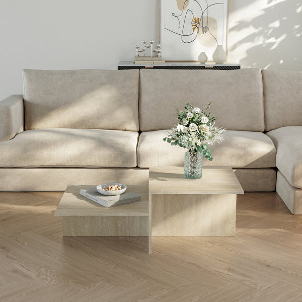 Table basse Taniena 100 x 55 x 35 cm [en.casa]