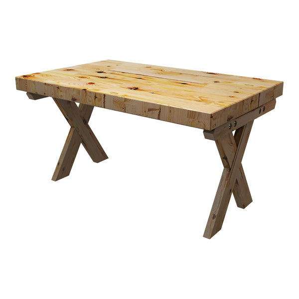 Table basse Tommerup rectangulaire pin teinté [en.casa]