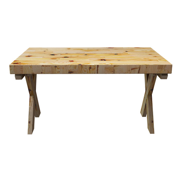 Table basse Tommerup rectangulaire pin teinté [en.casa]