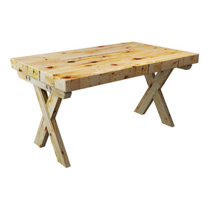 Table basse Tommerup rectangulaire pin teinté [en.casa]