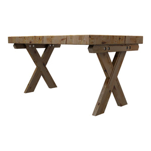 Table basse Tommerup rectangulaire pin teinté [en.casa]