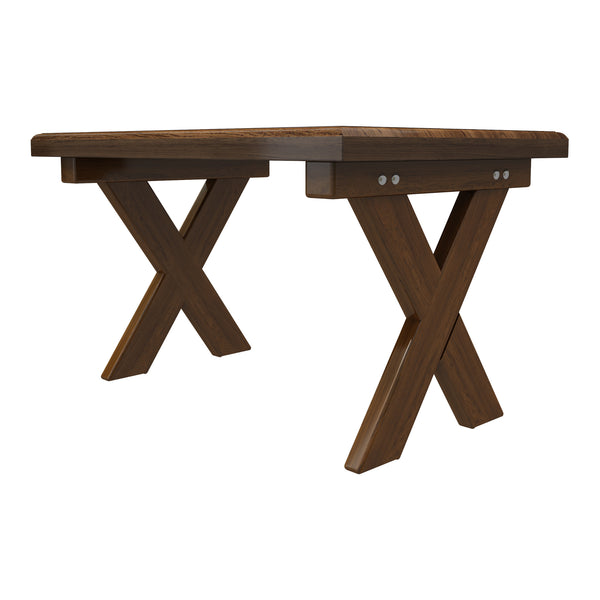 Table basse Tommerup rectangulaire pin teinté [en.casa]