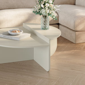 Table basse Tondesdaslo 90 x 90 x 35 cm [en.casa]