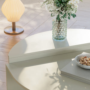 Table basse Tondesdaslo 90 x 90 x 35 cm [en.casa]
