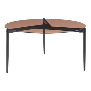 Table basse Ulökantaa acier verre fumé 80 x 40 cm [en.casa]