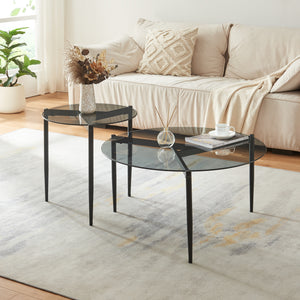 Salontafel Ulökantaa Ø80x40 cm [en.casa]