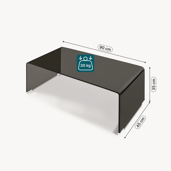 Salontafel Väsas 90x90x35 cm [en.casa]
