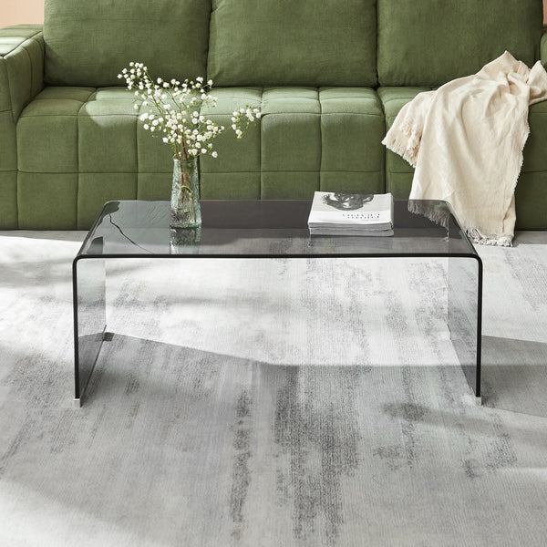 Table basse Väsas verre 90 x 45 x 35 cm [en.casa]