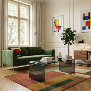 Table basse Väsas verre 90 x 45 x 35 cm [en.casa]