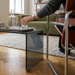 Table basse Väsas verre 90 x 45 x 35 cm [en.casa]