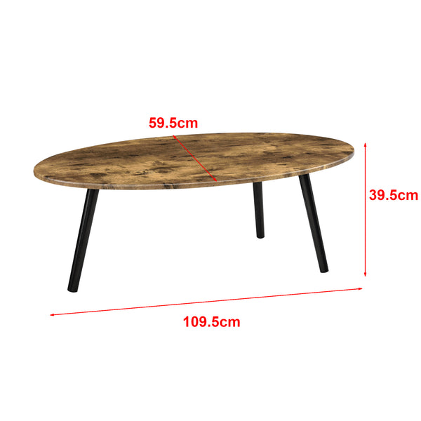 Table Basse Viborg 110 x 60 x 40 cm Couleurs différentes [en.casa]