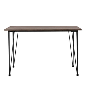Eettafel Bordeaux 120x70x75 cm MDF en staal - verschillende kleuren