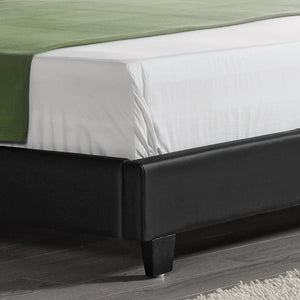 Corium sommier tapissier avec matelas (140 / 160 / 180 / 200x200cm)(7 couleurs)(mousse froide) - avec cuir-synthétique / housse cuir-synthétique / modèrne / avec  sommier à lattes /