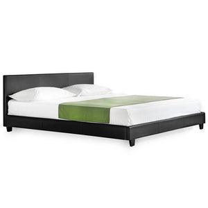Corium sommier tapissier avec matelas (140 / 160 / 180 / 200x200cm)(7 couleurs)(mousse froide) - avec cuir-synthétique / housse cuir-synthétique / modèrne / avec  sommier à lattes /