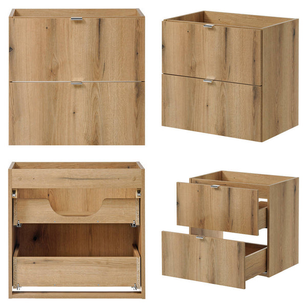 Meuble sous lavabo double NEWPORT 140 x 60 x 40 cm [en.casa] 