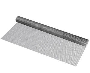 Grillage métallique en acier galvanisé 100 cm x 5 m gris argenté [pro.tec]