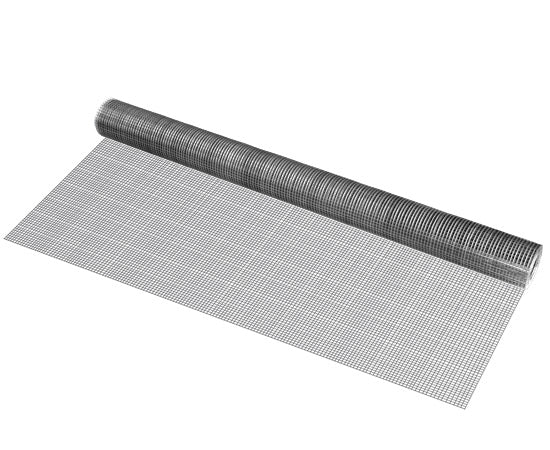 Grillage métallique en acier galvanisé 100 cm x 5 m gris argenté [pro.tec]