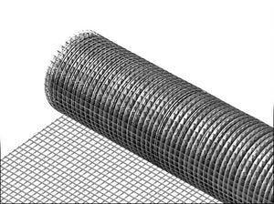 Grillage métallique en acier galvanisé 100 cm x 5 m gris argenté [pro.tec]